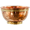 Offering Bowl Copper and Brass Seven Chakra Symbol 3 in